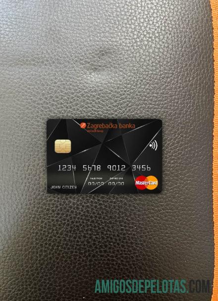 Croácia Zagrebacka Bank Mastercard Photolook Front modelo